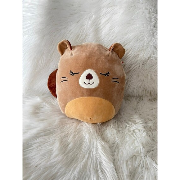 Squishmallows  Maisha the Beaver Claire’s Exclusive 12" Plush - Picture 1 of 7
